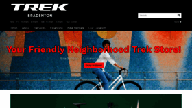 What Trekbicyclebradenton.com website looked like in 2020 (3 years ago)