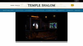 What Templeshalomweb.org website looked like in 2020 (3 years ago)