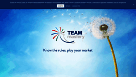 What Team-mastery.eu website looked like in 2020 (3 years ago)