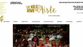 What Thewalkdowntheaisle.com website looked like in 2020 (3 years ago)