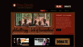 What Three-strands.org website looked like in 2020 (3 years ago)