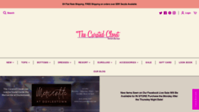 What Thecuratedcloset.net website looked like in 2020 (3 years ago)