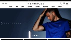 What Terracesmenswear.co.uk website looked like in 2020 (3 years ago)