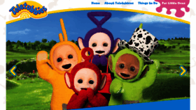 What Teletubbies.com website looked like in 2020 (3 years ago)