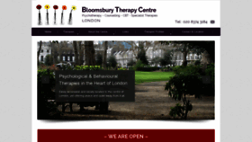 What Therapylondon.co.uk website looked like in 2020 (3 years ago)