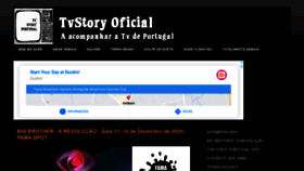 What Tvstoryoficialportugaltv.blogspot.pt website looked like in 2020 (3 years ago)