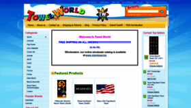 What Towelsworld.com website looked like in 2020 (3 years ago)