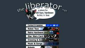 What The-liberator.net website looked like in 2020 (3 years ago)