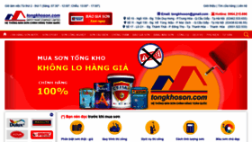 What Tongkhoson.com website looked like in 2020 (3 years ago)