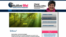 What Theintuitivelife.com website looked like in 2020 (3 years ago)