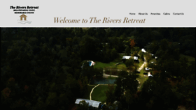 What Theriversretreat.com website looked like in 2020 (3 years ago)
