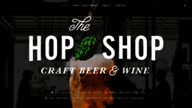 What Thehopshopbeer.com website looked like in 2020 (3 years ago)