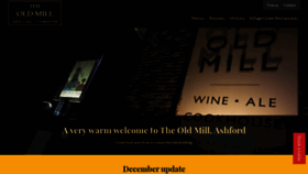 What Theoldmill.co website looked like in 2020 (3 years ago)