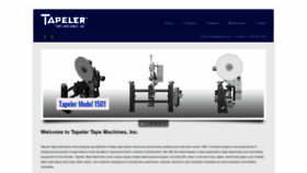 What Tapeler.com website looked like in 2020 (4 years ago)
