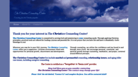 What Thechristiancounselingcenter.com website looked like in 2020 (3 years ago)