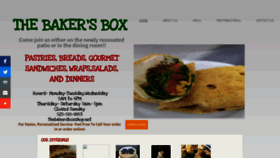 What Thebakersboxshop.net website looked like in 2020 (3 years ago)