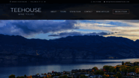 What Teehousewinetours.com website looked like in 2020 (3 years ago)