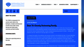 What Tricoswim.org website looked like in 2020 (3 years ago)