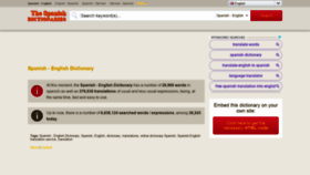 What Translatespanish.mobi website looked like in 2020 (3 years ago)