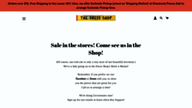 What Thedressshop.com website looked like in 2020 (3 years ago)