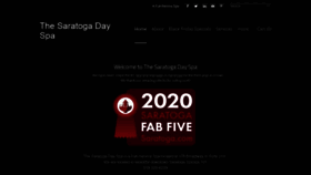 What Thesaratogadayspa.com website looked like in 2020 (3 years ago)