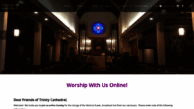 What Trinitycathedral.org website looked like in 2020 (3 years ago)