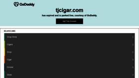 What Tjcigar.com website looked like in 2020 (3 years ago)