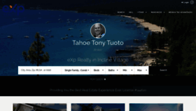 What Tahoetony.com website looked like in 2020 (3 years ago)