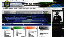 What Tanzania.go.tz website looked like in 2020 (3 years ago)