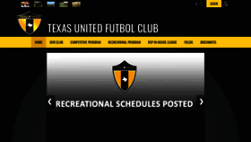 What Texasunitedfc.com website looked like in 2020 (3 years ago)