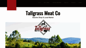 What Tallgrassmeat.com website looked like in 2020 (3 years ago)