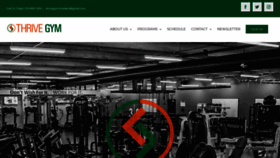 What Thrivegym.com website looked like in 2020 (3 years ago)
