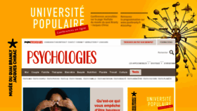 What Test.psychologies.com website looked like in 2020 (3 years ago)