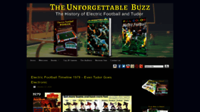 What Theunforgettablebuzz.com website looked like in 2020 (3 years ago)