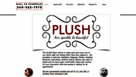What Theplushsalon.com website looked like in 2020 (3 years ago)