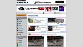 What Tunisie-annonce.com website looked like in 2020 (3 years ago)