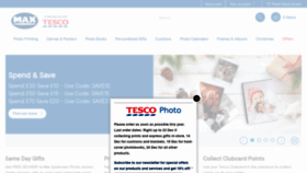 What Tescophoto.com website looked like in 2020 (3 years ago)
