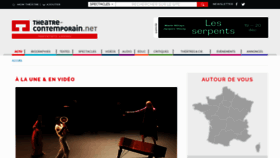 What Theatre-contemporain.net website looked like in 2020 (3 years ago)