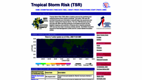What Tropicalstormrisk.com website looked like in 2020 (3 years ago)
