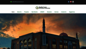 What Themuslimcenter.org website looked like in 2020 (3 years ago)
