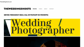 What Theweddingshoots.com website looked like in 2020 (3 years ago)