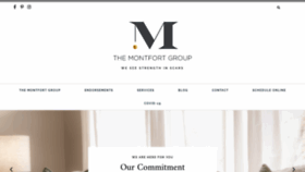 What Themontfortgroup.com website looked like in 2020 (3 years ago)