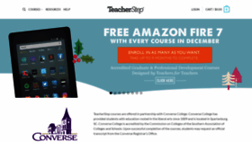 What Teacherstep.com website looked like in 2020 (3 years ago)