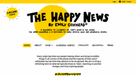 What Thehappynewspaper.com website looked like in 2020 (3 years ago)