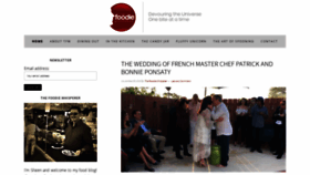 What Thefoodiewhisperer.com website looked like in 2020 (3 years ago)