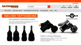 What Tattooecke.de website looked like in 2020 (3 years ago)