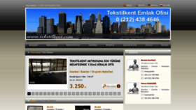 What Tekstilkent.com website looked like in 2020 (3 years ago)