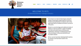 What Trainingteachers.org.za website looked like in 2020 (3 years ago)