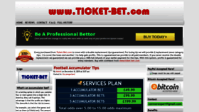 What Ticket-bet.com website looked like in 2020 (3 years ago)