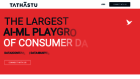 What Tathastu.ai website looked like in 2020 (3 years ago)